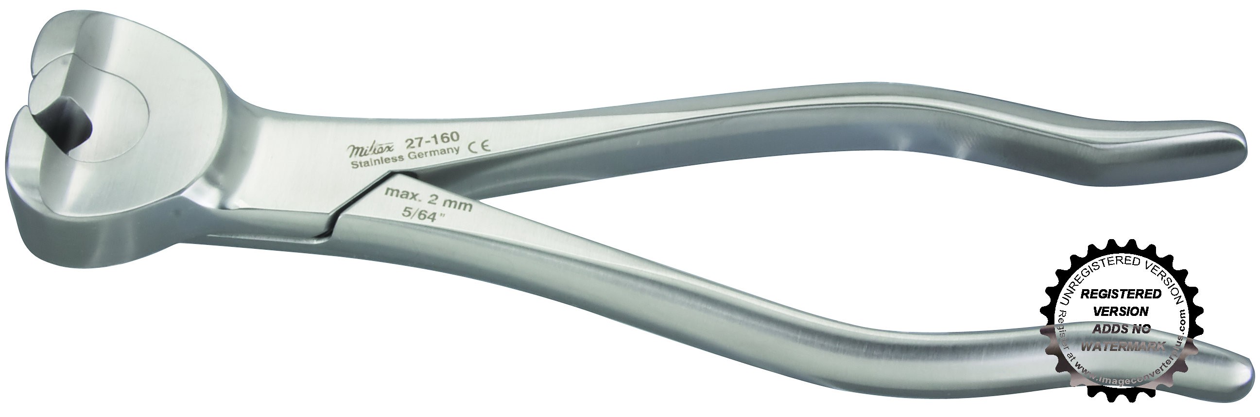 Diamond Pin Wire Cutter, Stainless, Cuts Up To 5/64" (2.0 Mm) Diameter Hard Wire, 6 1/2" (16.5 Cm)